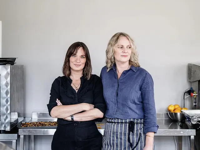A photograph of Bean & Goose's founders: Natalie and Karen Keane